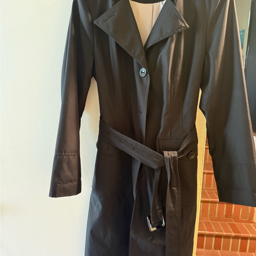 Calvin Klein Black Trench Coat for Women